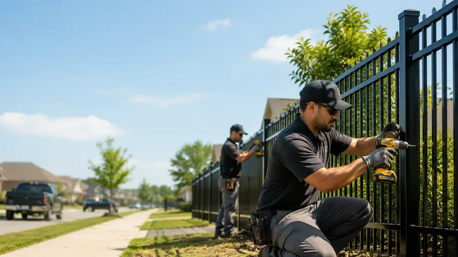 Metal Fence Installation in Albion, OK